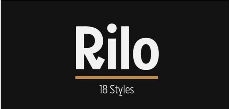Riloos Sans Serif Font Family