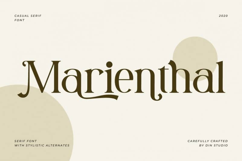 Marienthal Serif Font