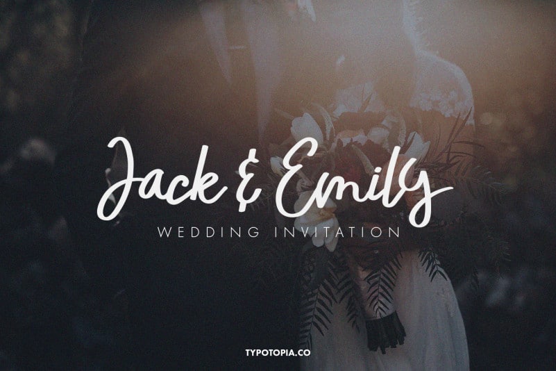 Jupiter Fancy Script Font preview image 3