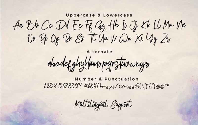 Atakana Script Font preview image 3