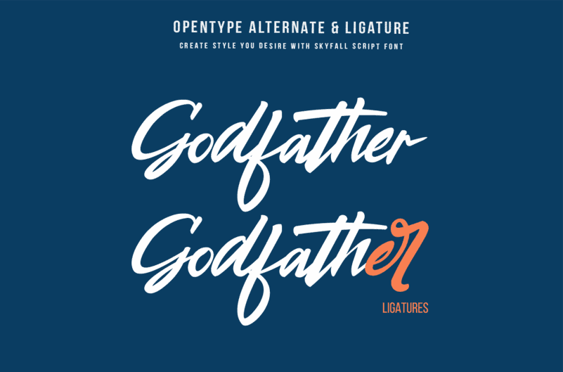 Skyfall – Script Font preview image 2