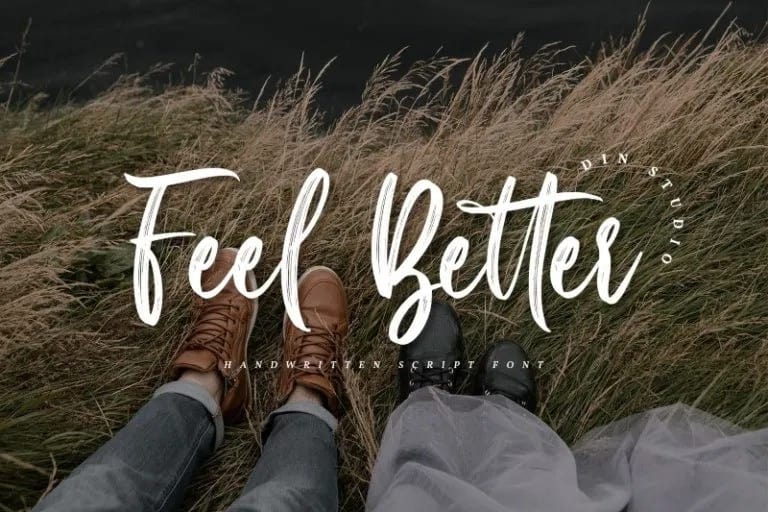 Feel Better Brush Font