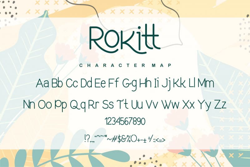 Rokitt – Monoline Sans Serif Font preview image 4