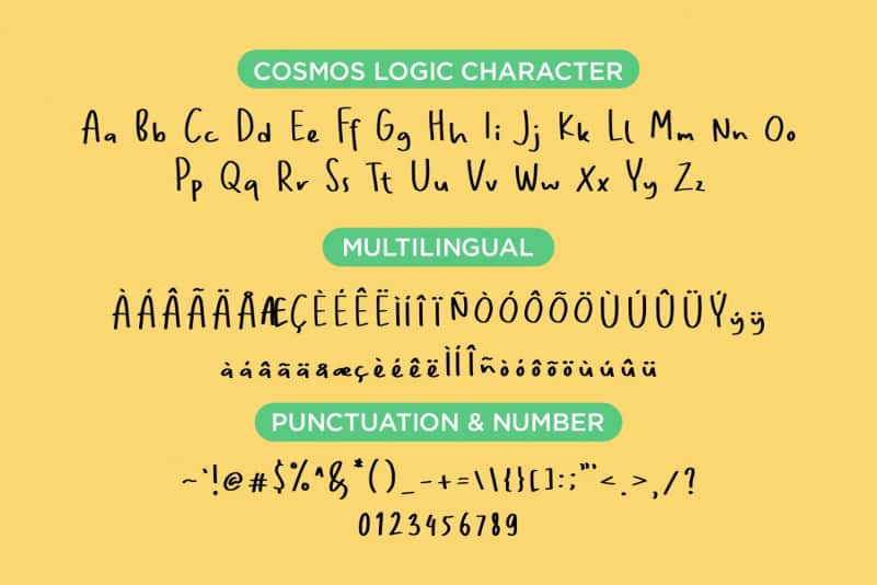 Cosmos Logic Display Font preview image 5