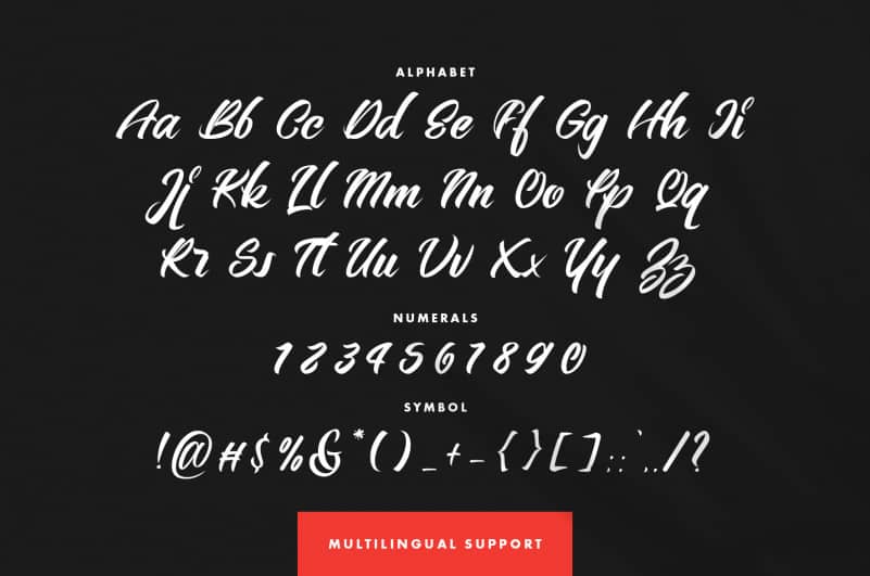 Bellerin Handmade Script Font preview image 2