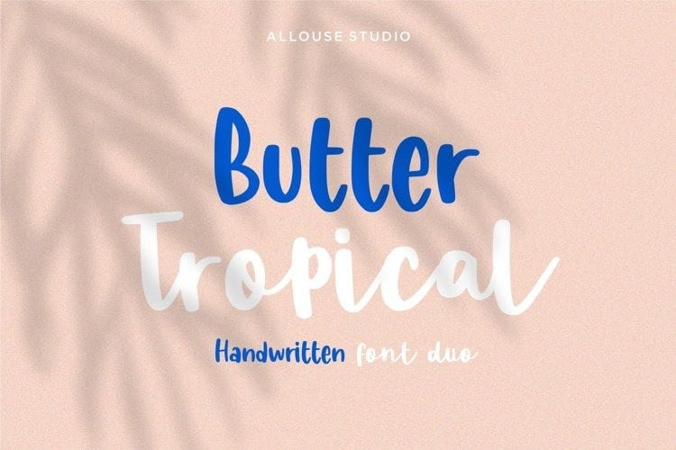 Butter Tropical Script Font