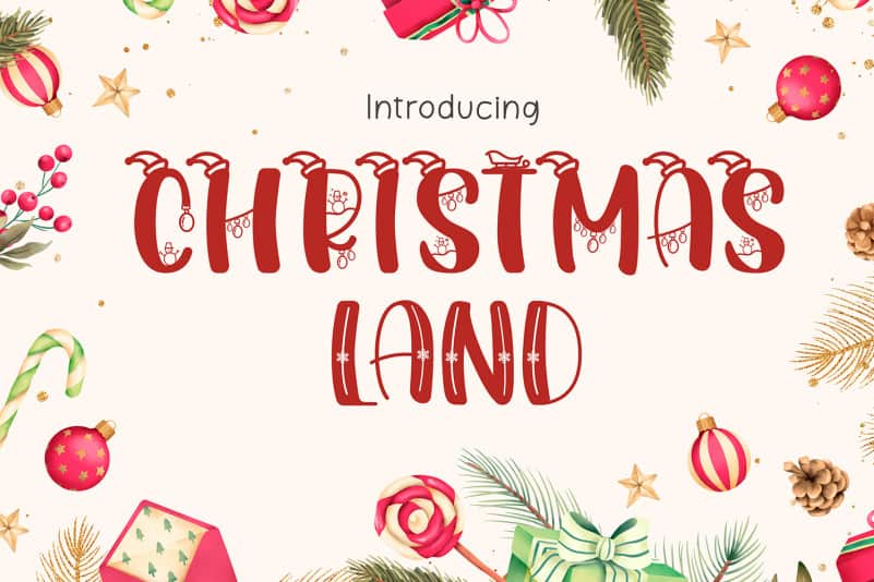 Christmasland Display Font