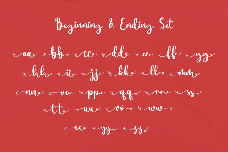 Mythical Christmas Script Font preview image 3