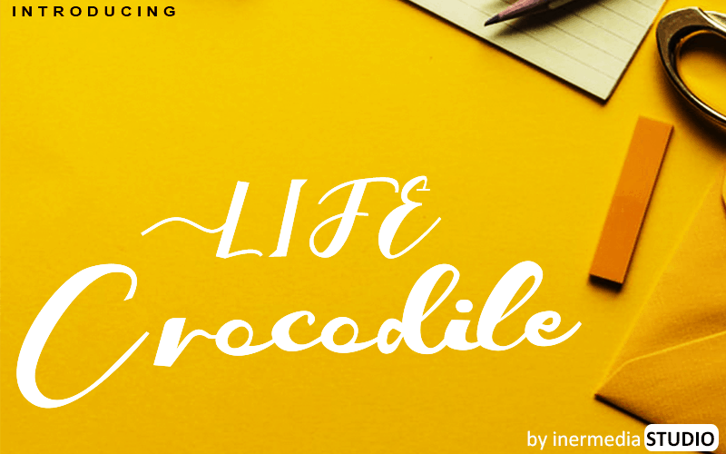 Crocodile Script Font