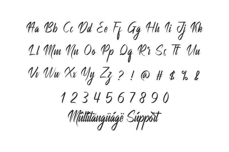 Mailboxing Brush Font preview image 3