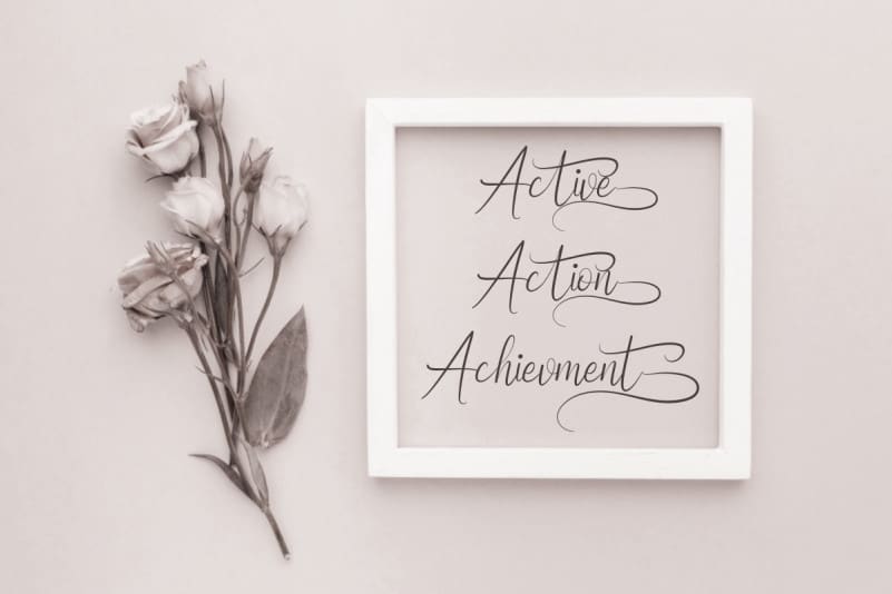 Fieldstone Calligraphy Font preview image 3