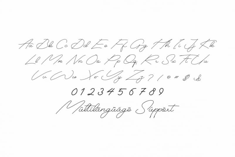 Hexioon Signature Font preview image 3
