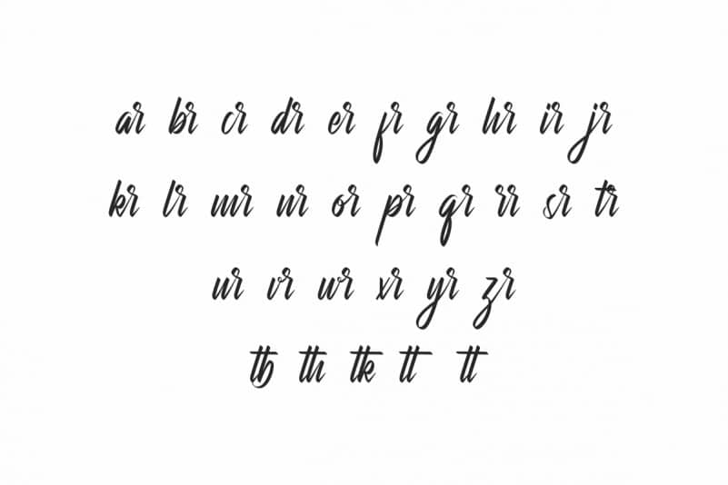 Mailboxing Brush Font preview image 5