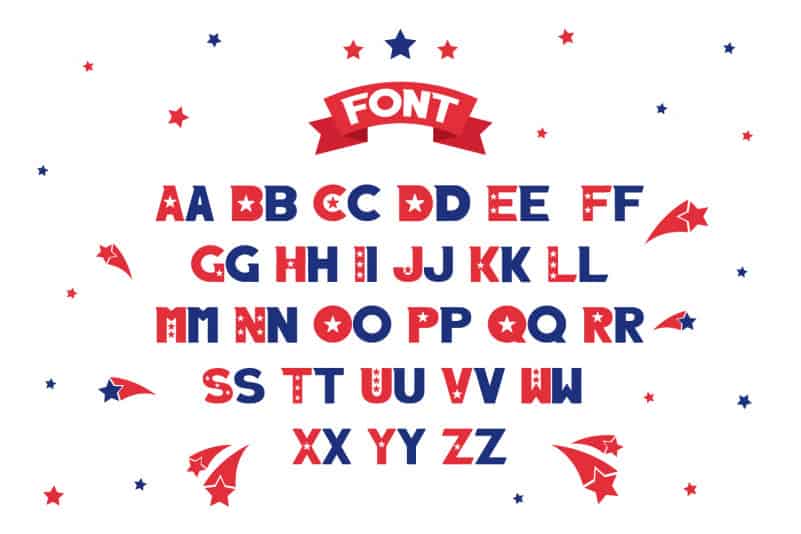 Captain of America Font preview image 3