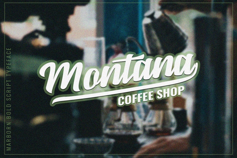 Marbrorn Script Font preview image 2