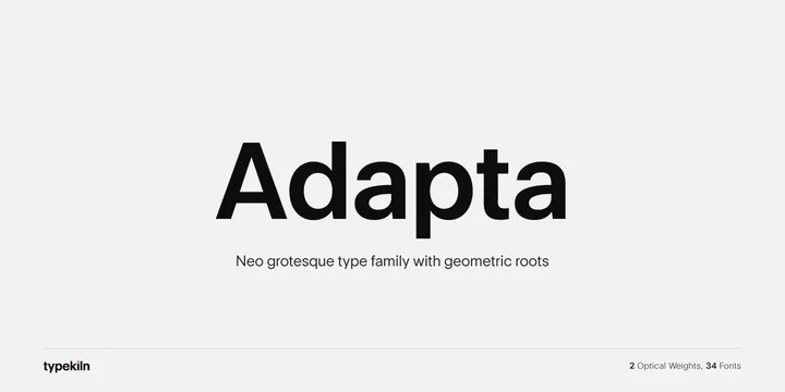 Adapta Sans Serif Font