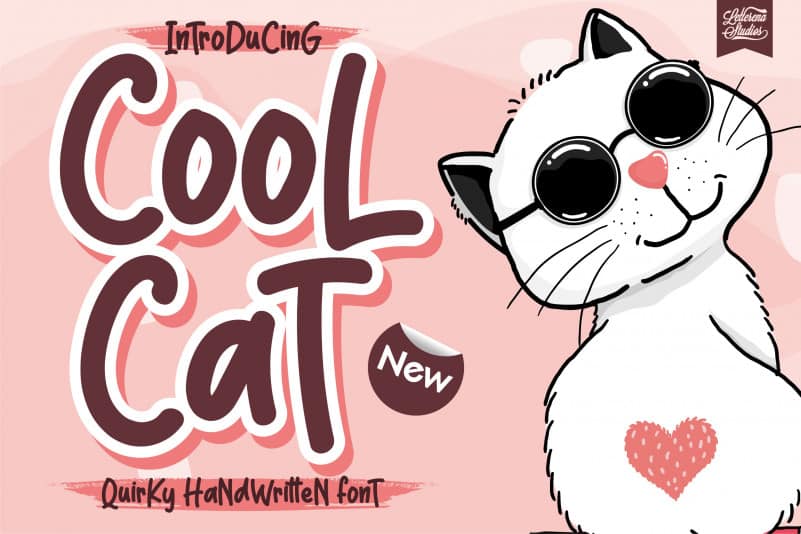 Cool Cat Display Font