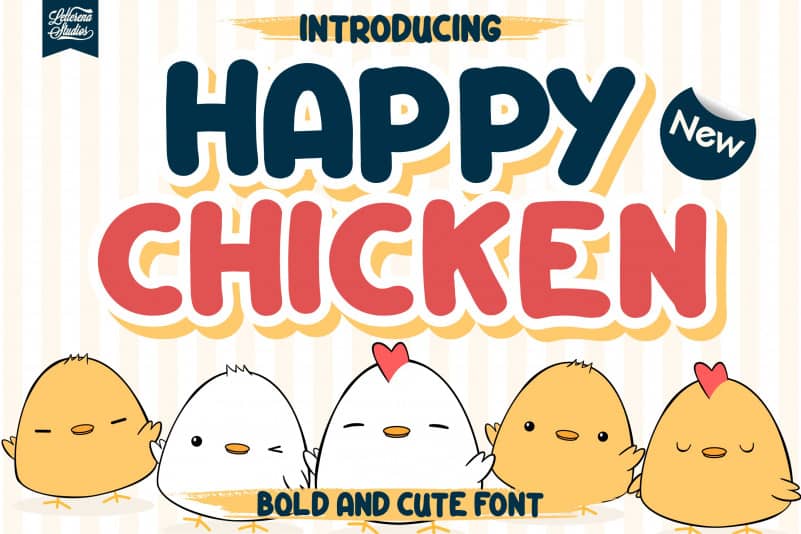 Happy Chicken Display Font