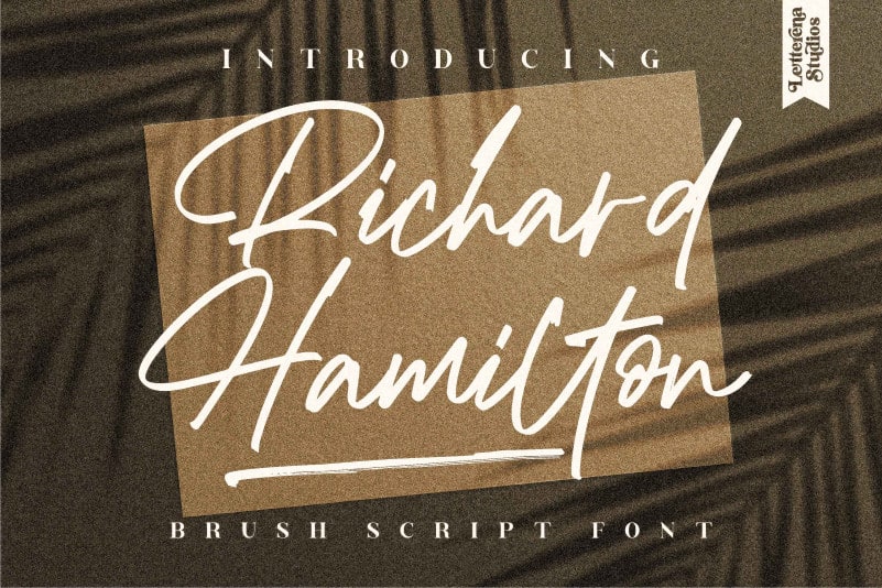 Richard Hamilton Handwritten Font