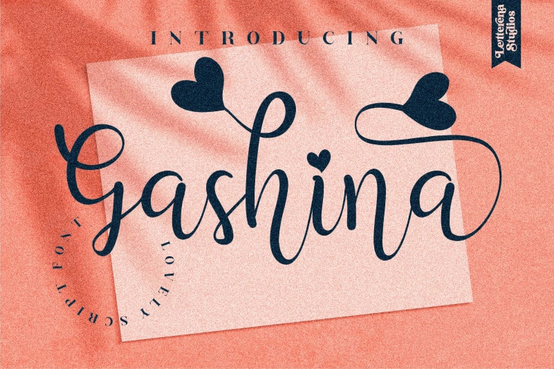Gashina Handwritten Font