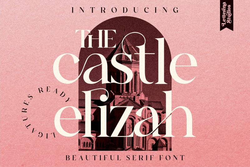 The Castle Elizah Serif Font