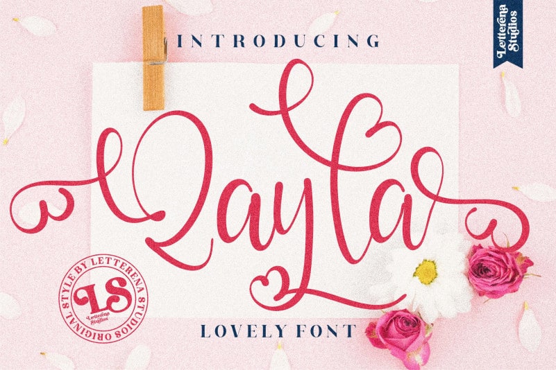 Qayla Script Font