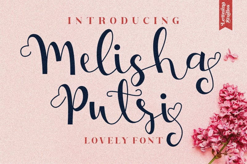 Melisha Putri Calligraphy Font