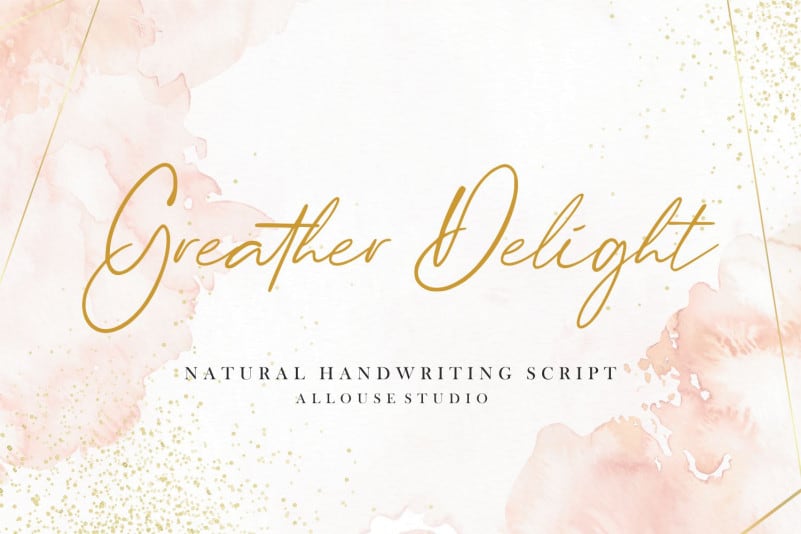 Greather Delight Script Font