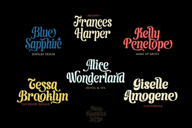 Nicla Script Font preview image 5