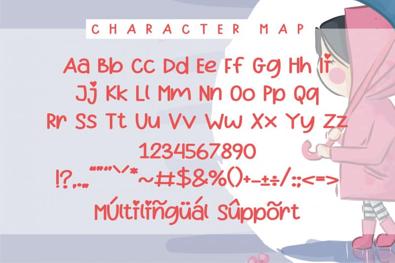 Rain Kiss Display Font preview image 3