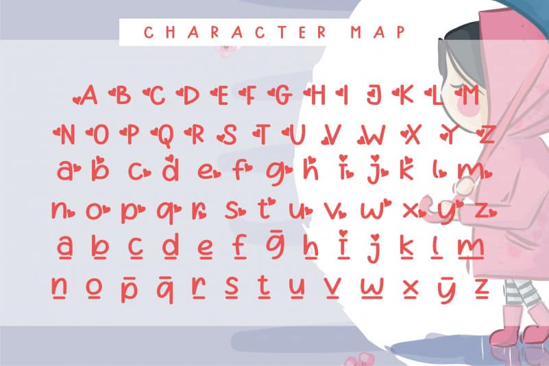 Rain Kiss Display Font preview image 4