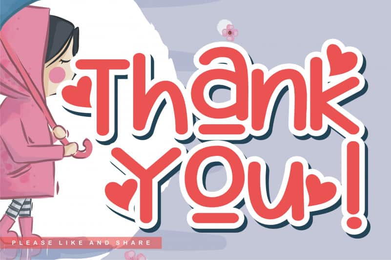 Rain Kiss Display Font preview image 5