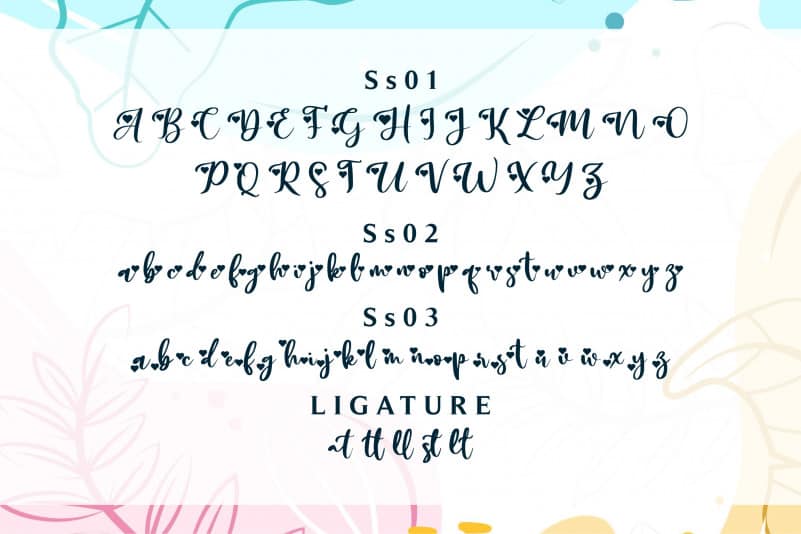 Sally & Smith Script Font preview image 5