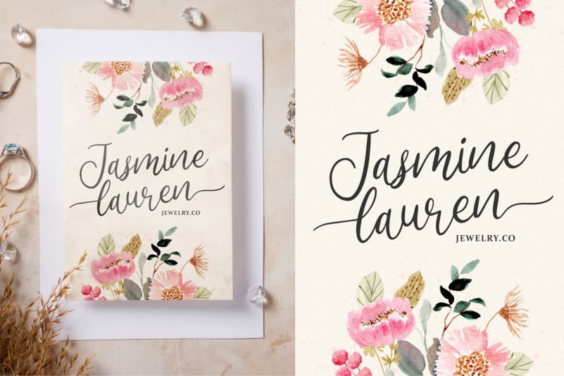 Bluehonest Script Font preview image 2