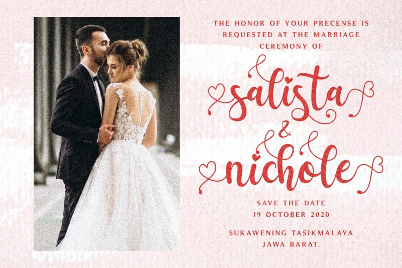 Salista Script Font preview image 2