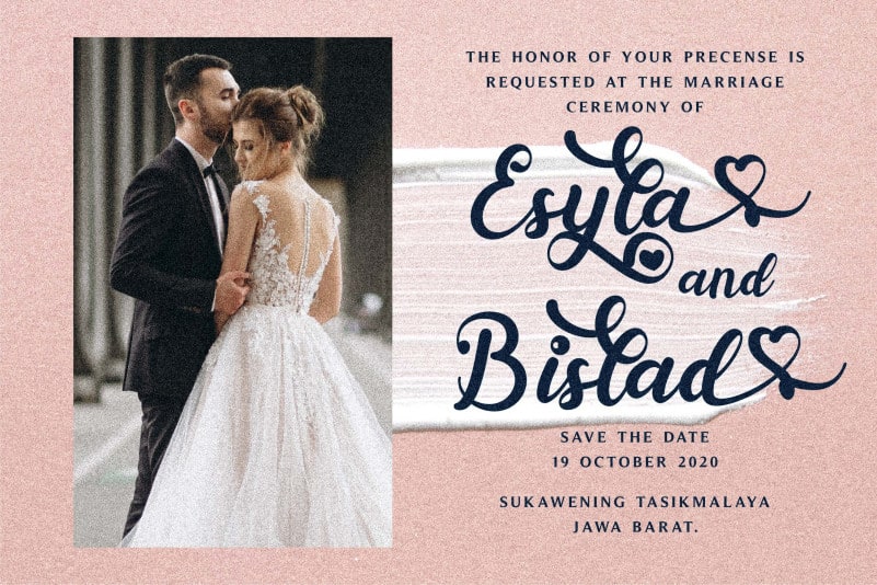 Esyla Script Font preview image 2