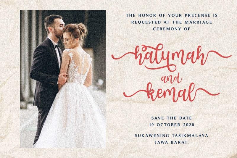 Halymah Calligraphy Font preview image 2