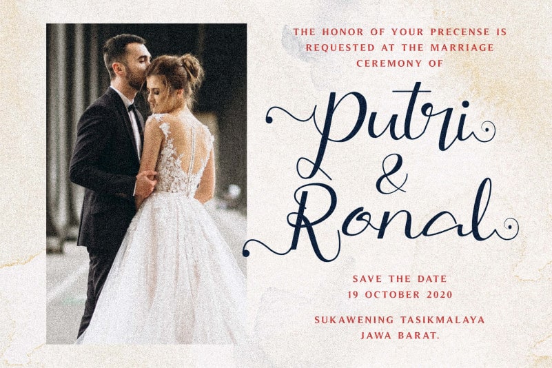Putri Duyung Calligraphy Font preview image 2