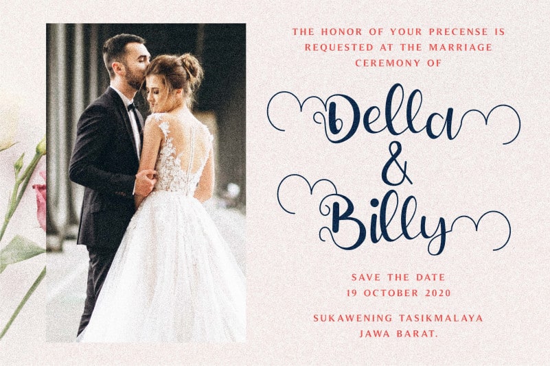 Della Berlyn Calligraphy Font preview image 2
