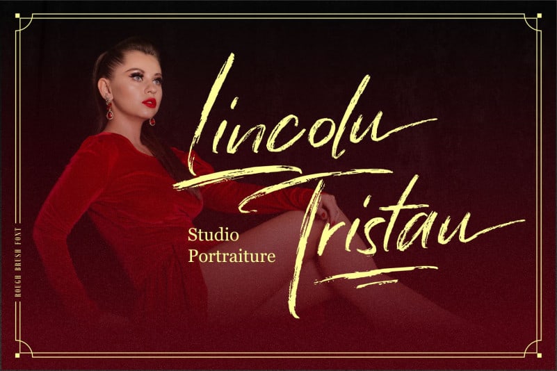 Han Le Tours Brush Font preview image 2