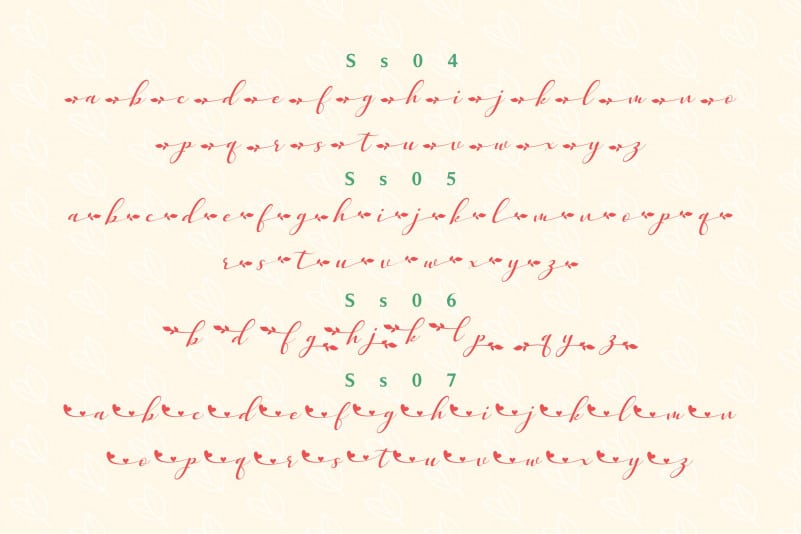 Emely love nature Calligraphy Font preview image 4