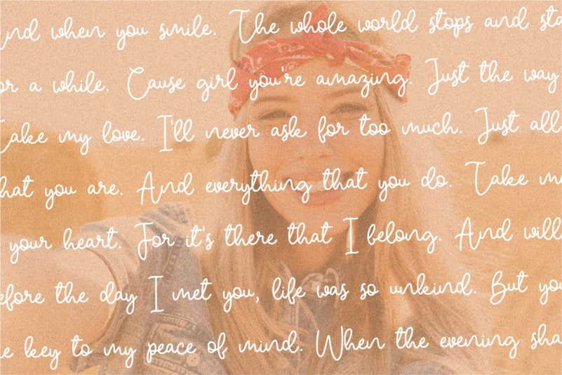 Realitta Handwritten Font preview image 2