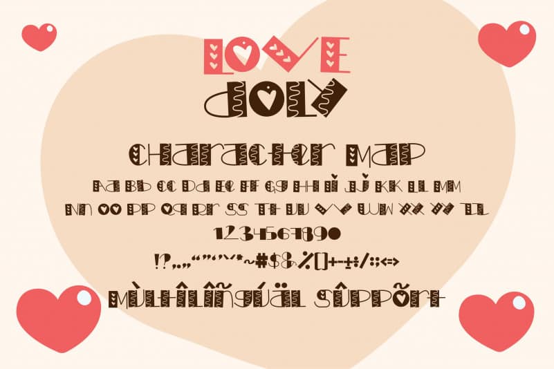 Love Doly Display Font preview image 3