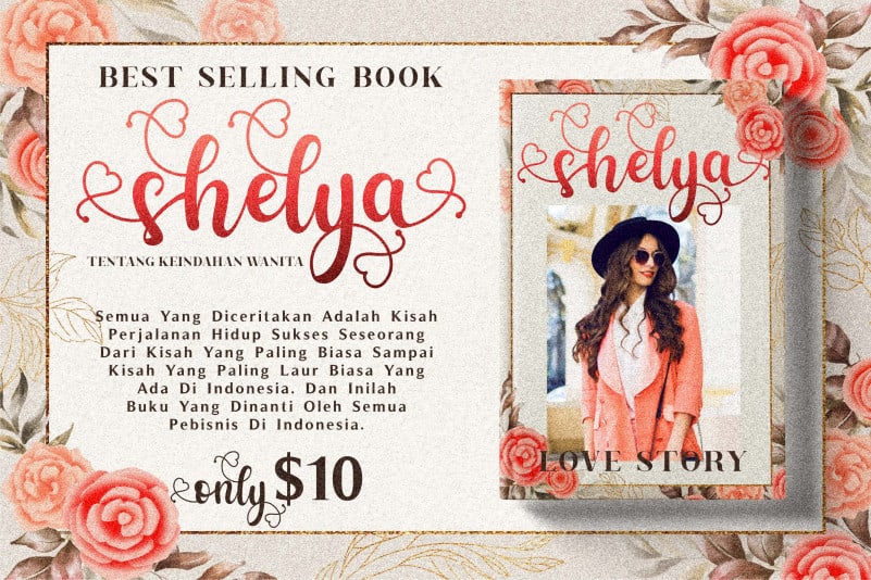 Shelya Calligraphy Font preview image 3
