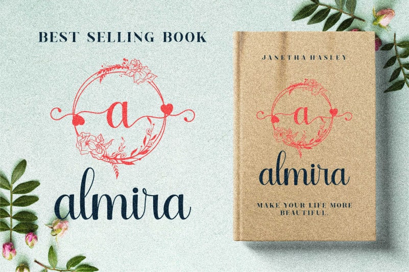 Marliana Monogram Display Font preview image 3