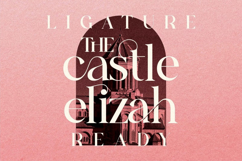 The Castle Elizah Serif Font preview image 3
