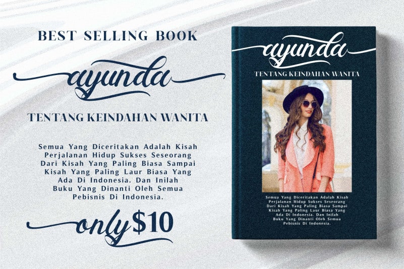 Ayunda Calligraphy Font preview image 3
