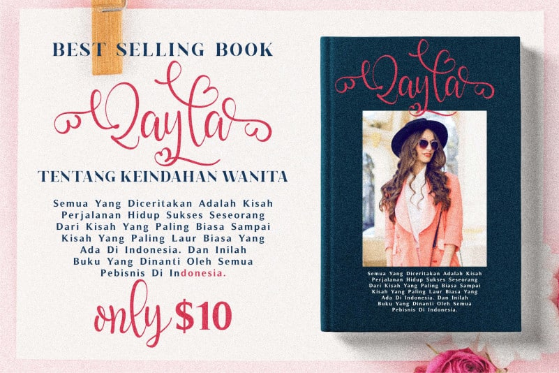 Qayla Script Font preview image 3
