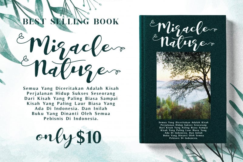 Miracle Nature Calligraphy Font preview image 3