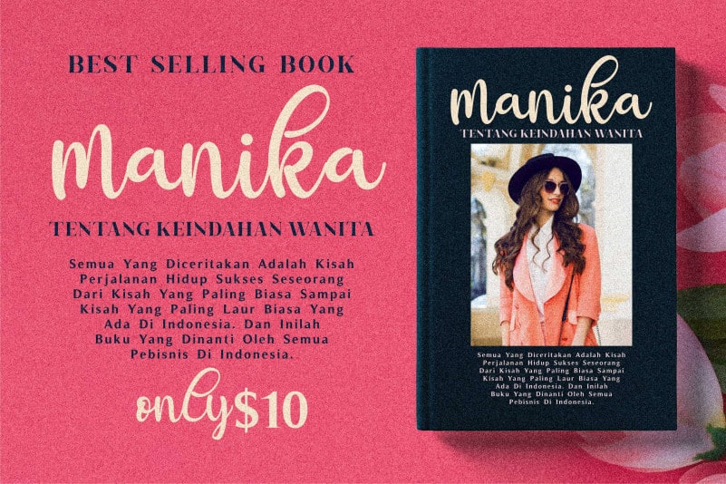 Manika Calligraphy Font preview image 3